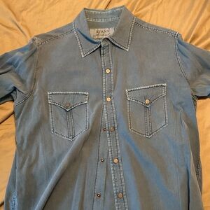 Ryan Michael snap button up shirt